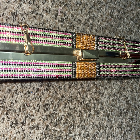 Bedazzled,colorful money purse - Picture 2 of 4